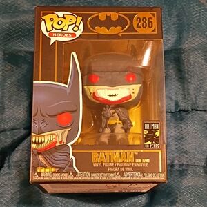 Pop! Heroes Batman Vinyl Figure with Red and Black Accents
